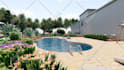 do landscape design realistic render in lumion