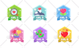 design creative game UI, menus, buttons, icons