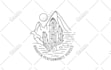 design a simple monoline illustration