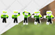 make 5 minecraft poses overlay for youtube twitch thumbnails