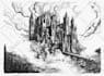draw architectural design concept sketching in procreate