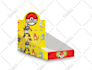 design custom counter top display corrugated display box