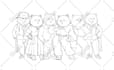 draw mascot cartoon character polo teddy bear, logo, t shirt design streetwear