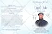 design obituary program, funeral announcement