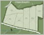 2d render lot subdivision site plan or plat map illustration