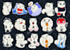 draw hand drawn cartoon stickers for print or digital use