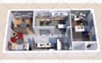 draw 2d,3d house floor plan
