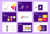 design brand style guide or brand identity and business logo