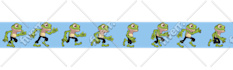 make a pixel art character sprite sheet for your game