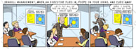 draw cartoon comic strips and illustrations