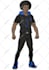 create concept art superhero character design for comics