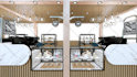 do restaurant, cafe, retail stores interior design and rendering