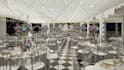 make realistic  render indoor wedding decoration