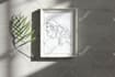 create one line art illustration