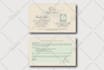 design minimal and elegant business cards and amazon thank you card