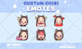 draw cute chibi for twitch emotes