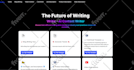 create your own ai writing tool website or app