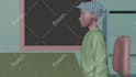 create an animated lofi loop background