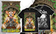make colorful graffiti and character illustration