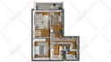 convert 2d to 3d floor plan, interior design rendering using floorplanner