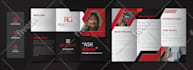 design awesome brochure, bifold, trifold  brochure, flyer template