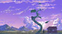 create fantasy environment concept art for game, digital landscapes