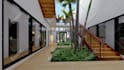 create architectural rendering, exterior and interior