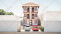 design and render house interior exterior with 3d mockup