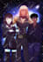 draw an anime style visual novel art or light novel cover