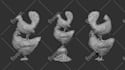 create a 3d animal or creature for 3d printing