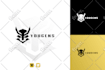 handmade design clever flat minimalist logo design