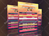 design event schedule flyer, one sheet, dl flyer in 6hrs