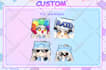 do custom twitch emotes or badges