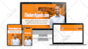 design digital product mockup, ecover bundle and course mockup
