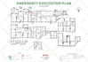design fire emergency evacuation plan, fire escape diagram or map quickly