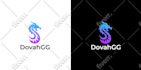 do creative modern minimalist tech and crypto logo design