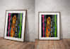 put your image or photo into a frame poster mockup