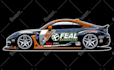 draw car vector illustration for t shirt design