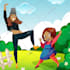 draw pretty and beautiful children book illustration