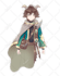 draw live2d art or vtuber model, ready for rigging