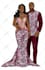 draw a custom african or nigerian wedding illustration in traditional attire