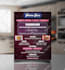 do modern restaurant menu, food menu, flyer or brochure