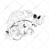 create hand drawn fine line unique tattoo design
