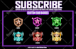 make sub badges and bit badges for twitch and kick