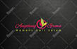 create hair salon, boutique, feminine logo