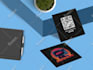 design square and standard business card with print ready files