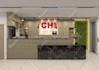 create office workspace, coworking open space and home office 3d interior design