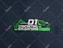 do real estate, construction, excavation, crane, bulldozer and trucking logo