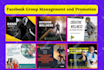 be your facebook page and group marketing manager