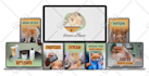 design digital product mockup and ecover bundle